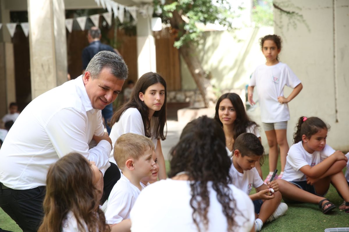 צילום מפתיחת שנת הלימודים בשנה שעברה (אורי חבושי)