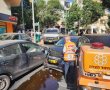 תאונת דרכים ברחוב ארלוזרוב ברמת גן. פצוע מטופל במקום