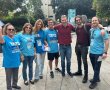 משה רווח  ליכוד  אסף וויס ביחד של בנט   יורדים לשטח בכיכר מרום נוה 