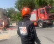 8 בני אדם, בהם ילד בן 6 נפצעו בשריפה ברחוב בני אור
