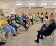 מבקר המדינה, מתניהו אנגלמן, נפגש עם תושבי ניר עוז